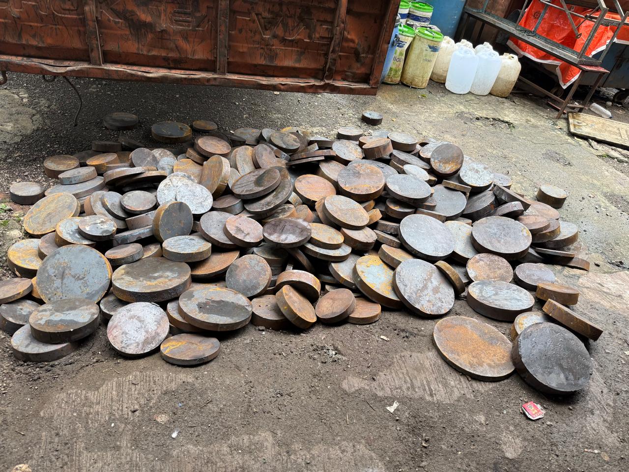 MS Circle plates ready for dispatch